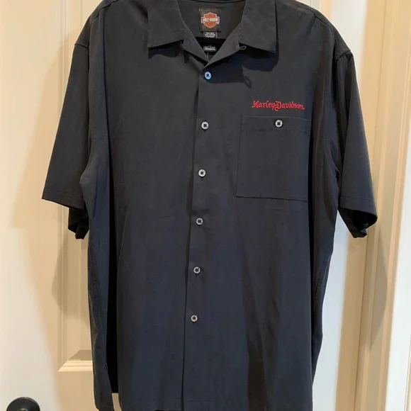 NWT Tori Richard Harley Davidson Mischief Shirt - Picture 4 of 15